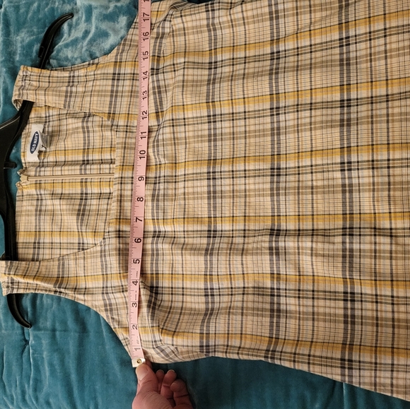 Old Navy Plaid Sleeveless Dress Size 10 - Picture 3 of 8